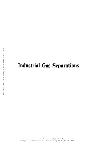 Industrial Gas Separations