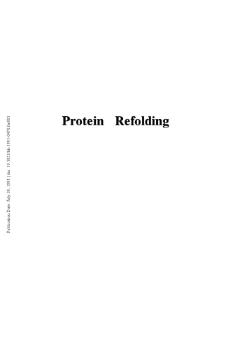 Protein Refolding