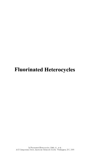 Fluorinated Heterocycles