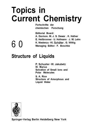 Structure of Liquids