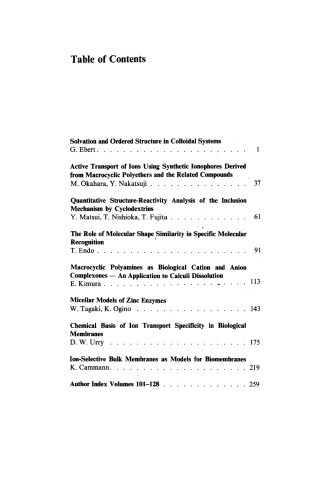 Biomimetic and Bioorganic Chemistry