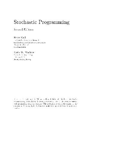 Stochastic Programming