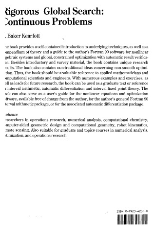 Rigorous global search: continuous problems