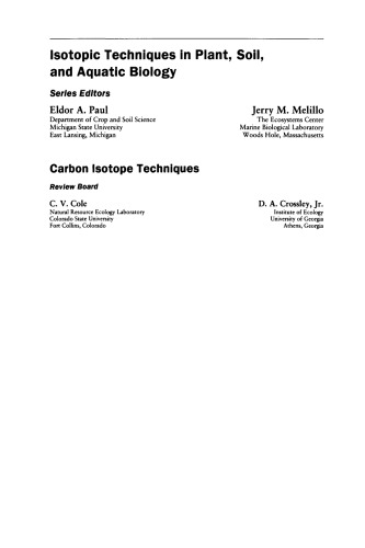 Carbon Isotope Techniques