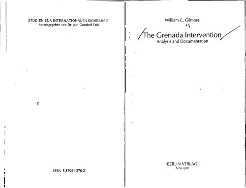 The Grenada Intervention: Analysis and Documentation