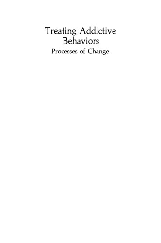 Treating Addictive Behaviors: Processes of Change