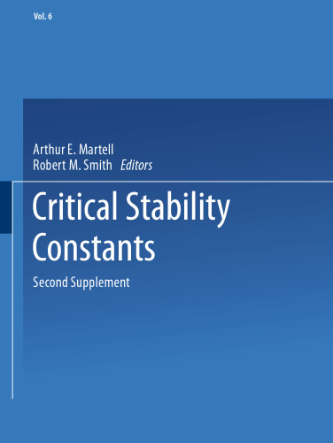 Critical Stability Constants: Second Supplement