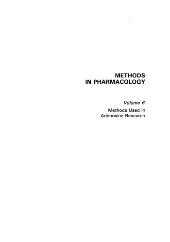 Methods Used in Adenosine Research