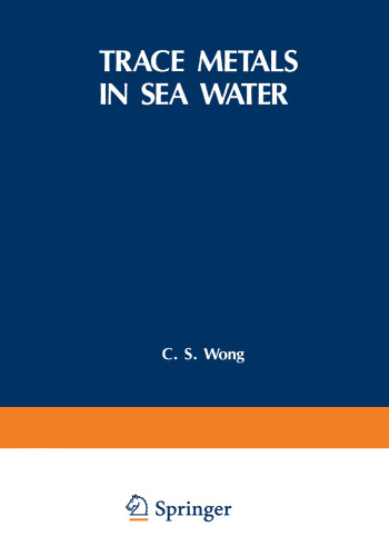 Trace Metals in Sea Water