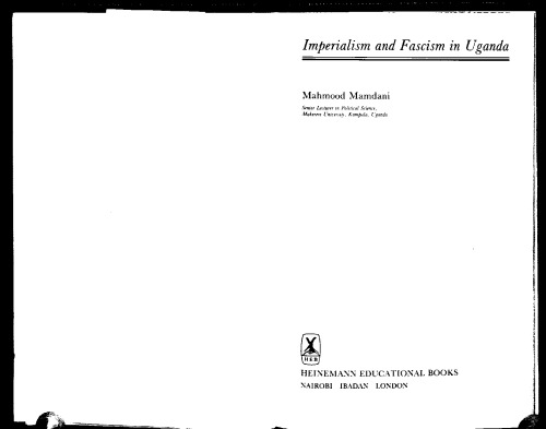 Imperialism and Fascism in Uganda