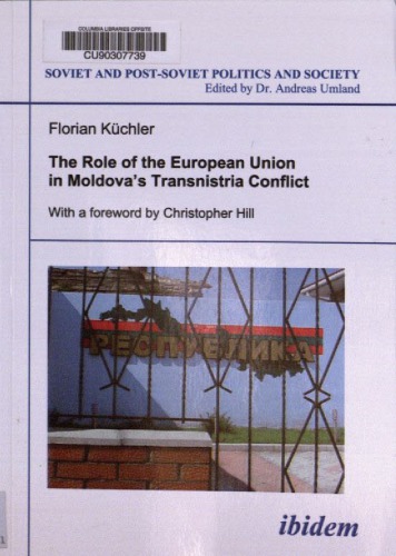 The Role of the EU in Moldova's Transnistrian Coflict