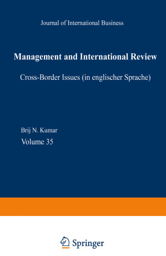 Euro-Asian Management and Business I: Cross-border Issues