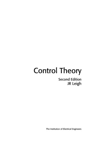 Control theory: a guided tour