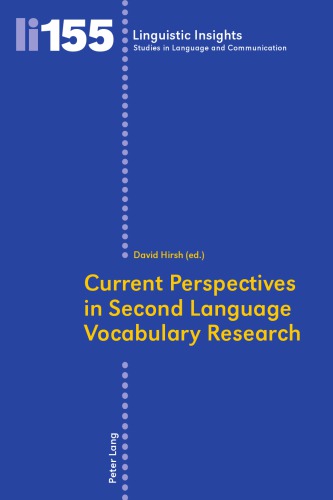 Current perspectives in second language vocabulary research