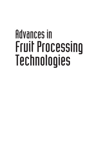Advances in fruit processing technologies