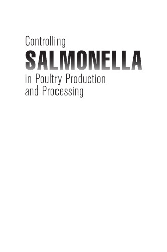 Controlling salmonella in poultry production and processing
