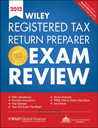 Wiley registered tax return preparer exam review 2012