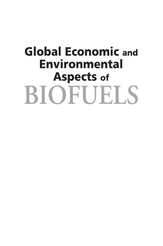 Global economic and environmental aspects of biofuels