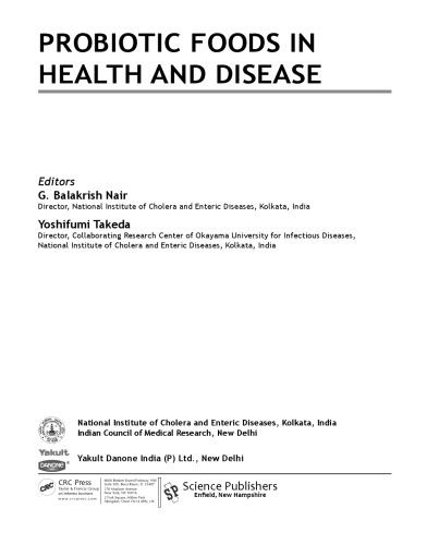 Probiotic foods in health and disease