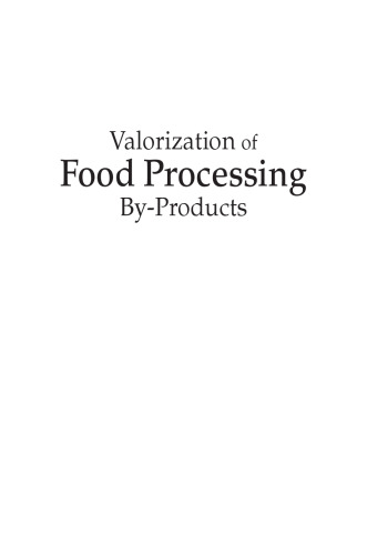 Valorization of Food Processing By-products