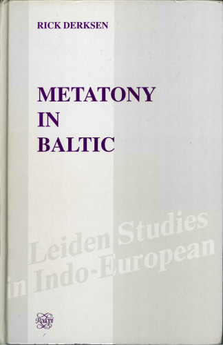 Metatony In Baltic