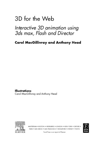3D for the Web: Interactive 3D animation using 3ds max, Flash and Director