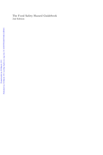 The Food Safety Hazard Guidebook