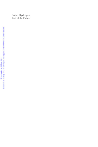 Solar Hydrogen: Fuel of the Future