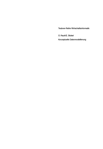 Konzeptuelle Datenmodellierung