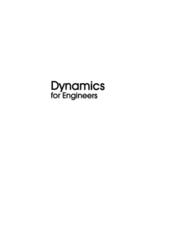 Dynamics for Engineers