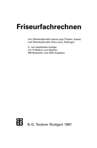 Friseurfachrechnen