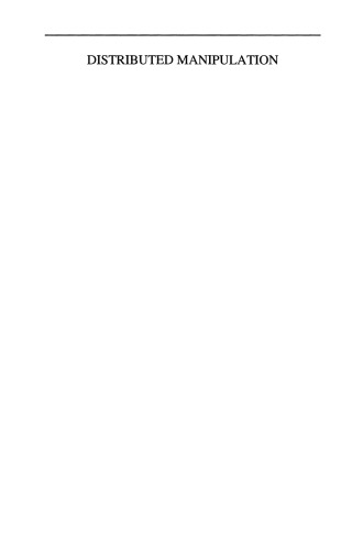 Distributed Manipulation