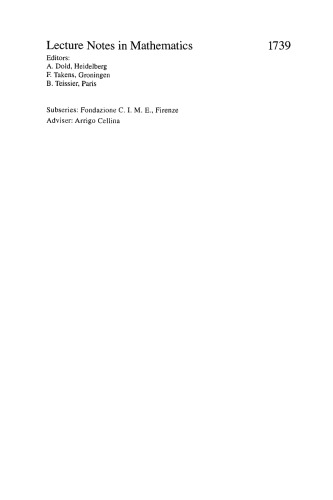 Computational Mathematics Driven by Industrial Problems: Lectures given at the 1st Session of the Centro Internazionale Matematico Estivo (C.I.M.E.) held in Martina Franca, Italy, June 21–27, 1999