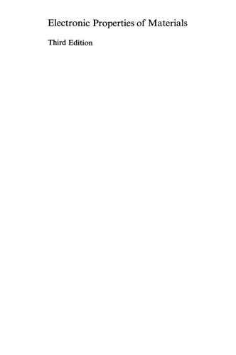 Electronic Properties of Materials