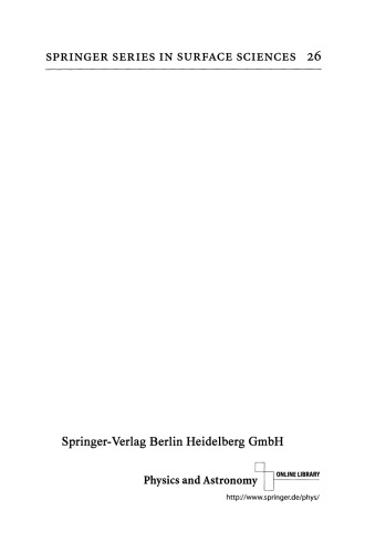 Semiconductor Surfaces and Interfaces