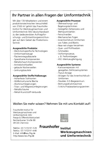 Praxis der Umformtechnik: Arbeitsverfahren, Maschinen, Werkzeuge