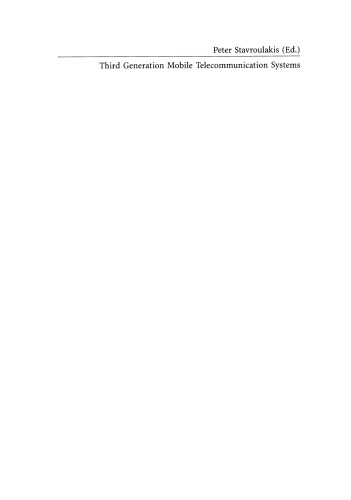 Third Generation Mobile Telecommunication Systems: UMTS and IMT — 2000