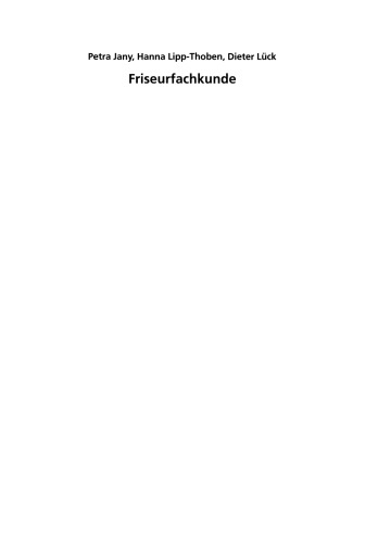 Friseurfachkunde