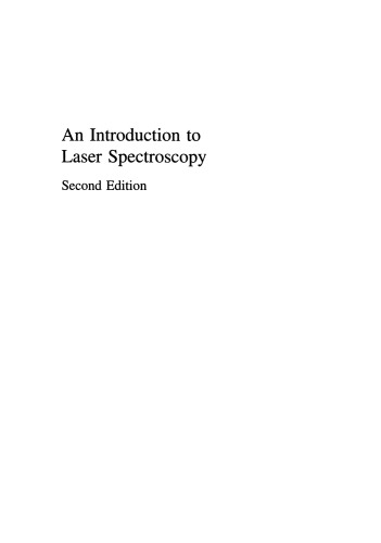 An Introduction to Laser Spectroscopy: Second Edition