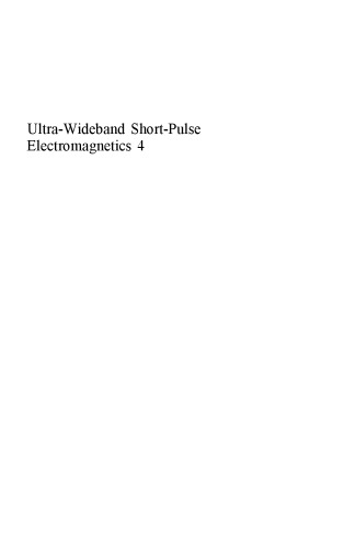 Ultra-Wideband Short-Pulse Electromagnetics 4