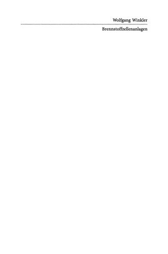 Brennstoffzellenanlagen