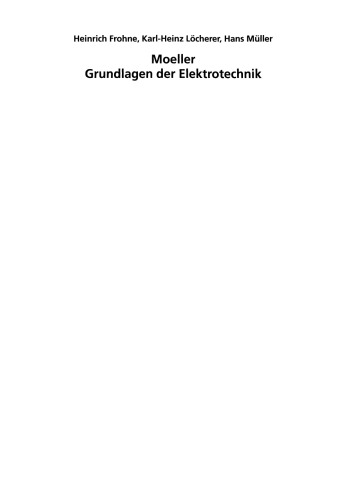 Moeller Grundlagen der Elektrotechnik