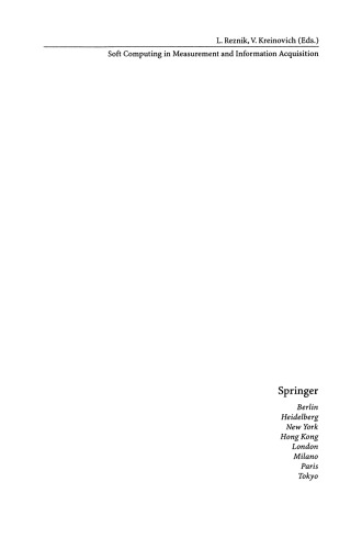Soft Computing in Measurement and Information Acquisition