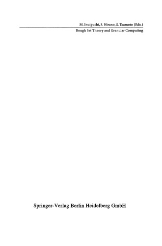 Rough Set Theory and Granular Computing