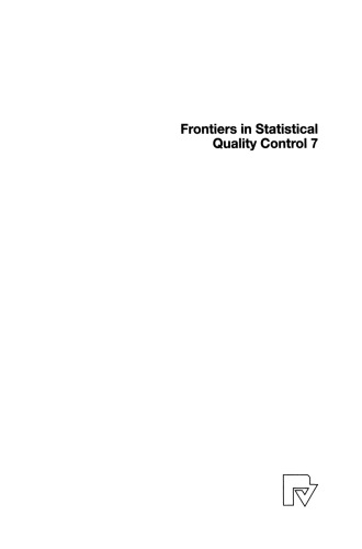 Frontiers in Statistical Quality Control 7