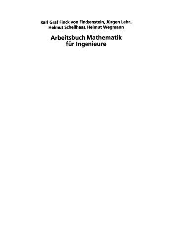 Arbeitsbuch Mathematik für Ingenieure: Band II Differentialgleichungen, Funktionentheorie, Numerik und Statistik