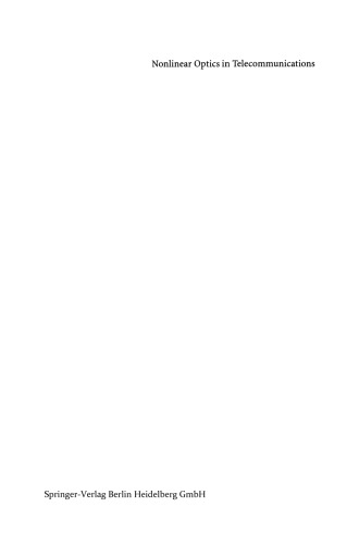 Nonlinear Optics in Telecommunications