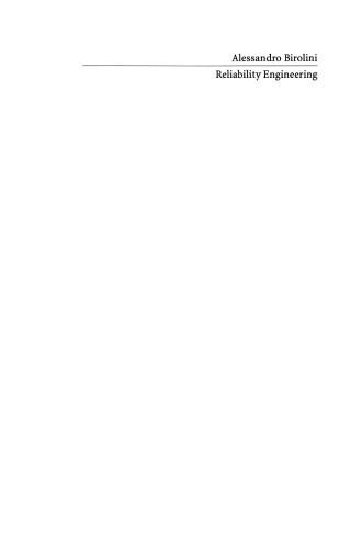 Reliability Engineering: Theory and Practice