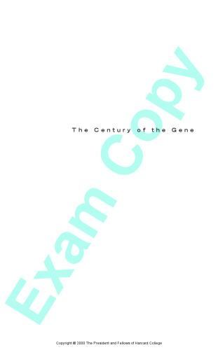 The century of the gene