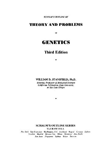 Theory and problems of genetics